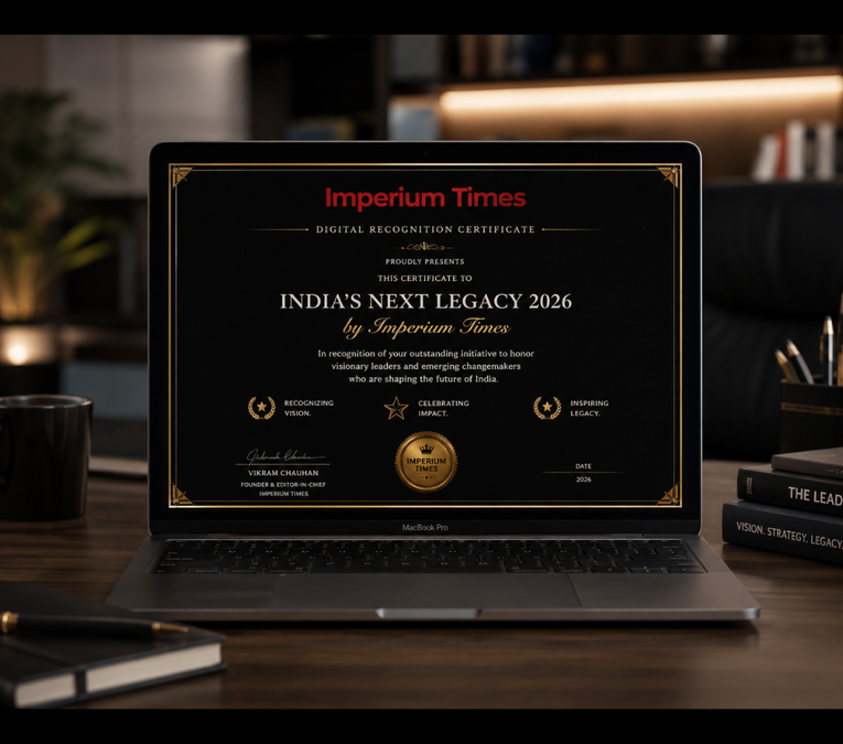 Digital Recognition Certificate​ by Imperium Times