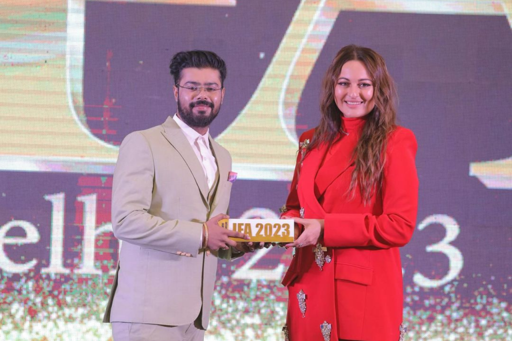 Dr. Debanjoy Goswami: The Early Foundation of a Visionary. Awarded by Actress Sonakshi Sinha at IFA 2023 | www.imperiumtimes.com | @imperiumtimesofficialv