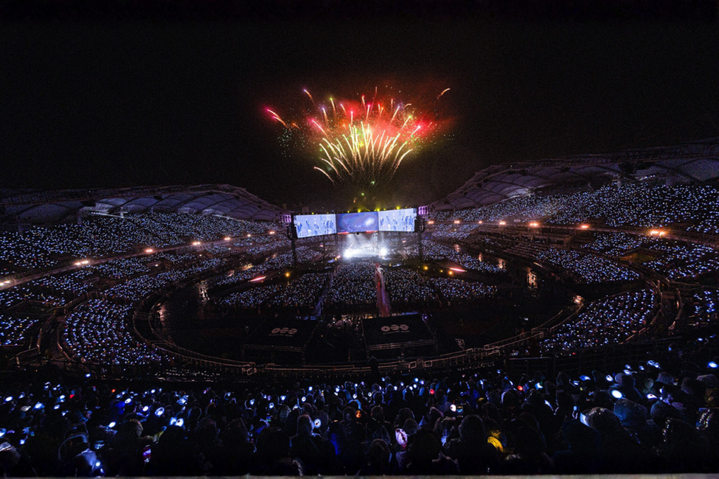 BTS Arirang World Tour fans react outside Goyang Stadium during the historic opening show | www.imperiumtimes.com | @imperiumtimesofficial